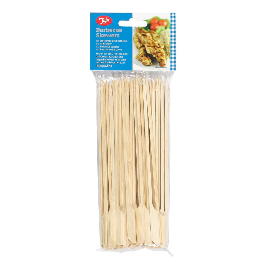 BAMBOO BBQ SKEWERS PACK OF 50