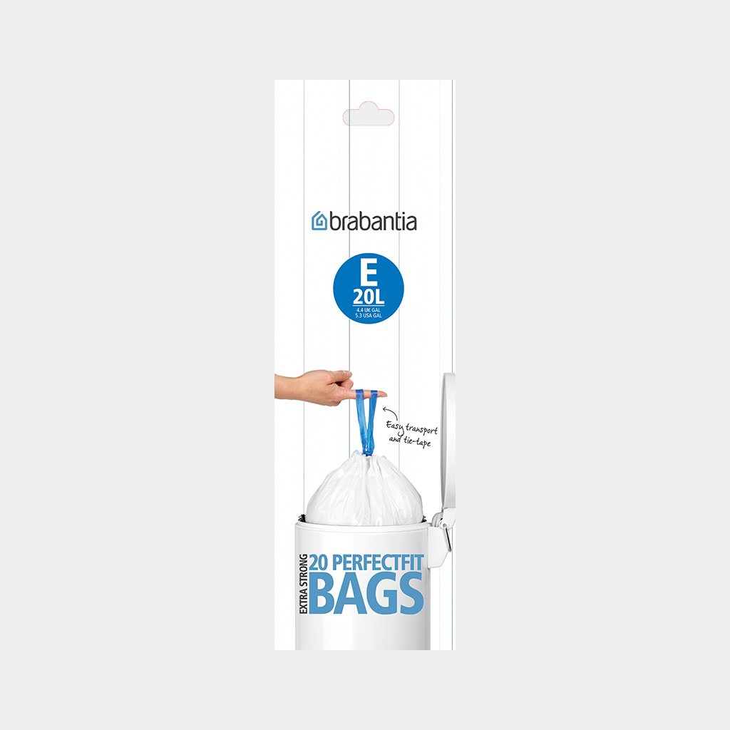 BRABANTIA (E) BIN LINER 20 LITRE Woodbridge Kitchen Company