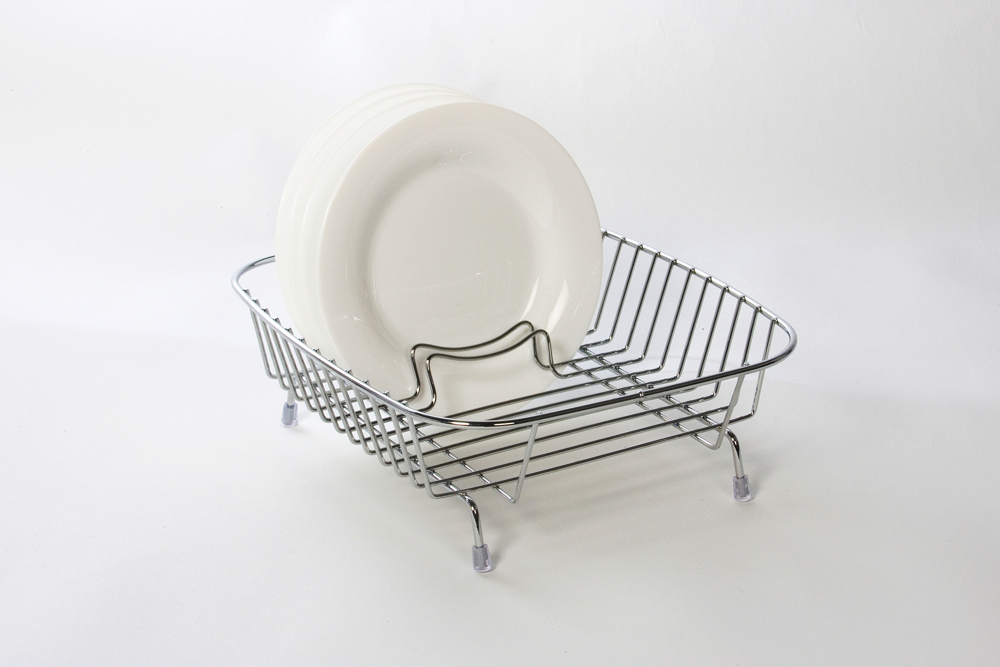 COMPACT DISH DRAINER STAINLESS STEEL
