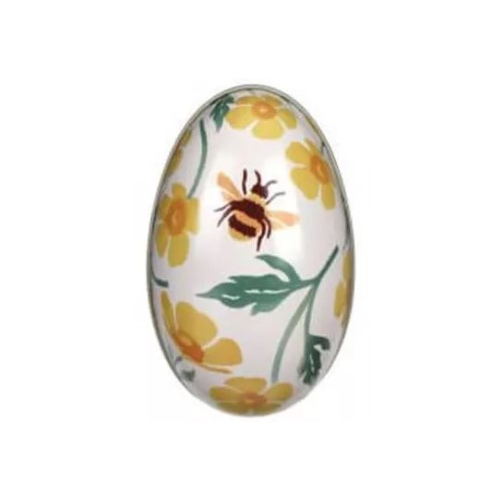 EMMA BRIDGEWATER EASTER EGG SHAPED TIN