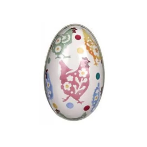 EMMA BRIDGEWATER EASTER EGG SHAPED TIN