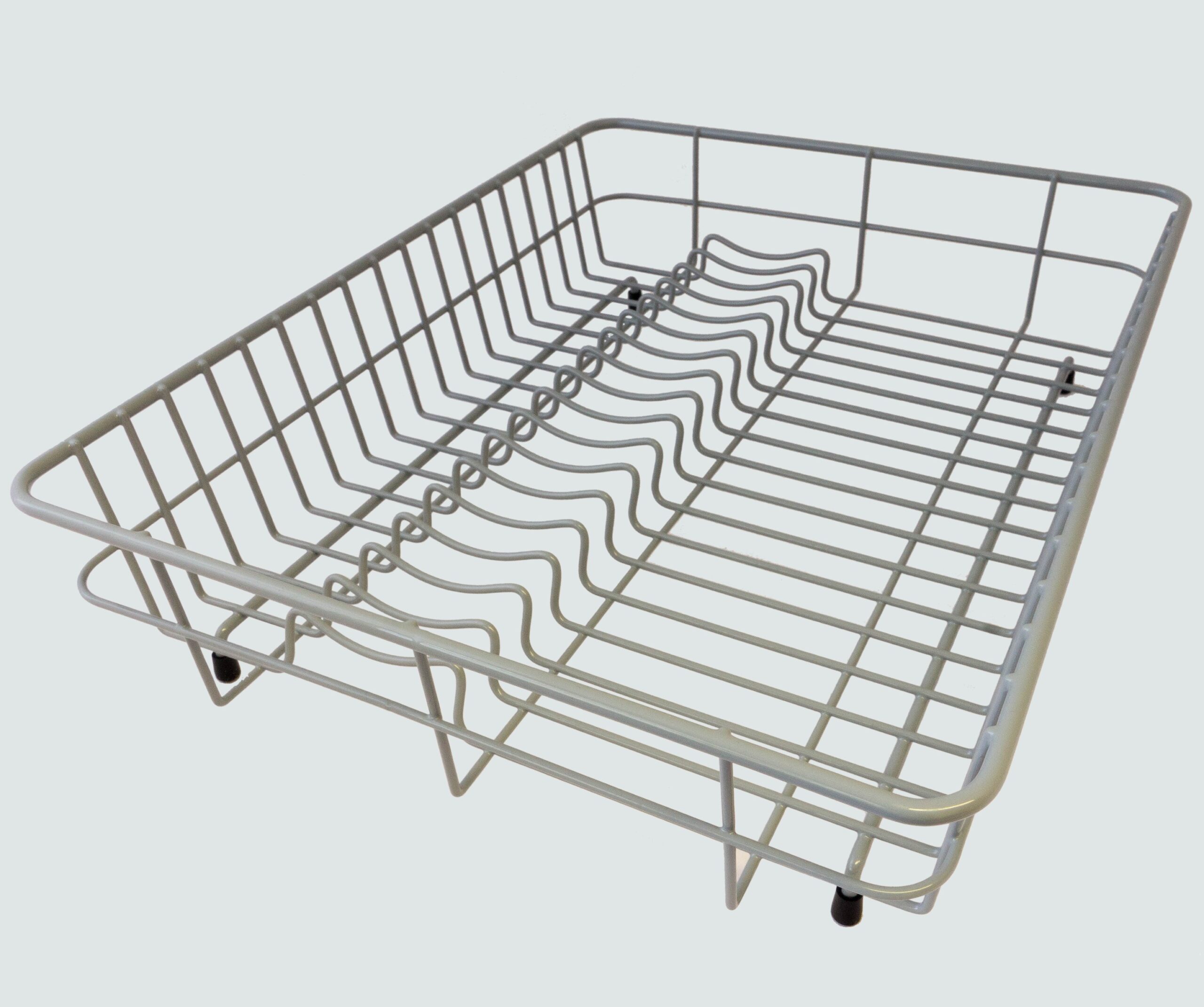 LARGE DISH DRAINER GREY