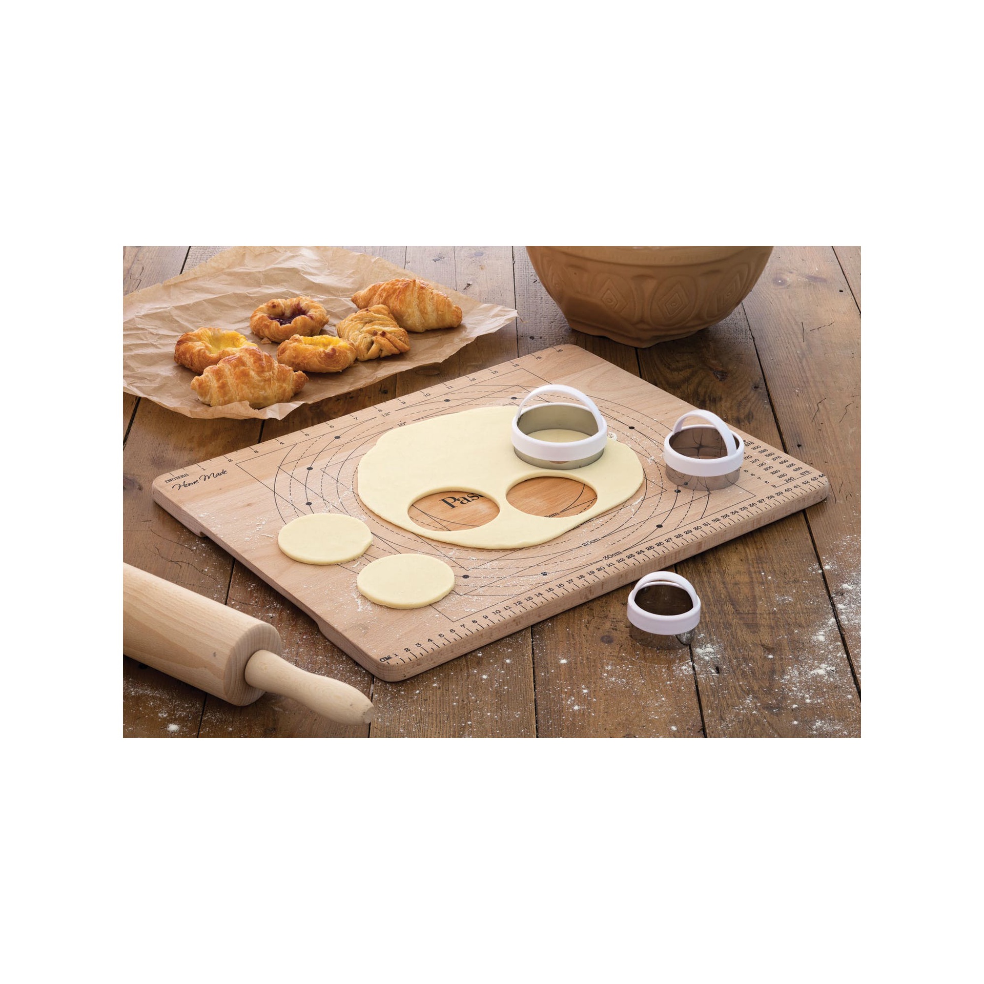 WOODEN PASTRY BOARD 45 X 35CM Woodbridge Kitchen Company