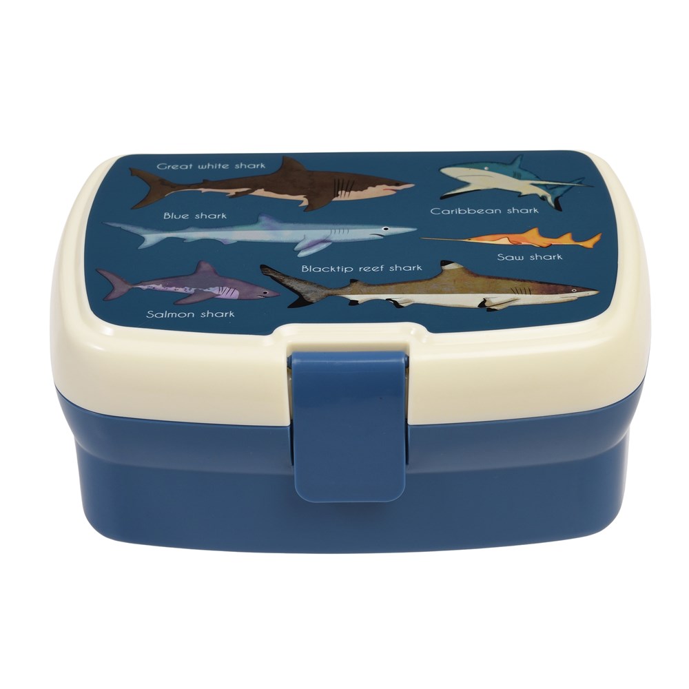 SHARKS LUNCH BOX WITH TRAY