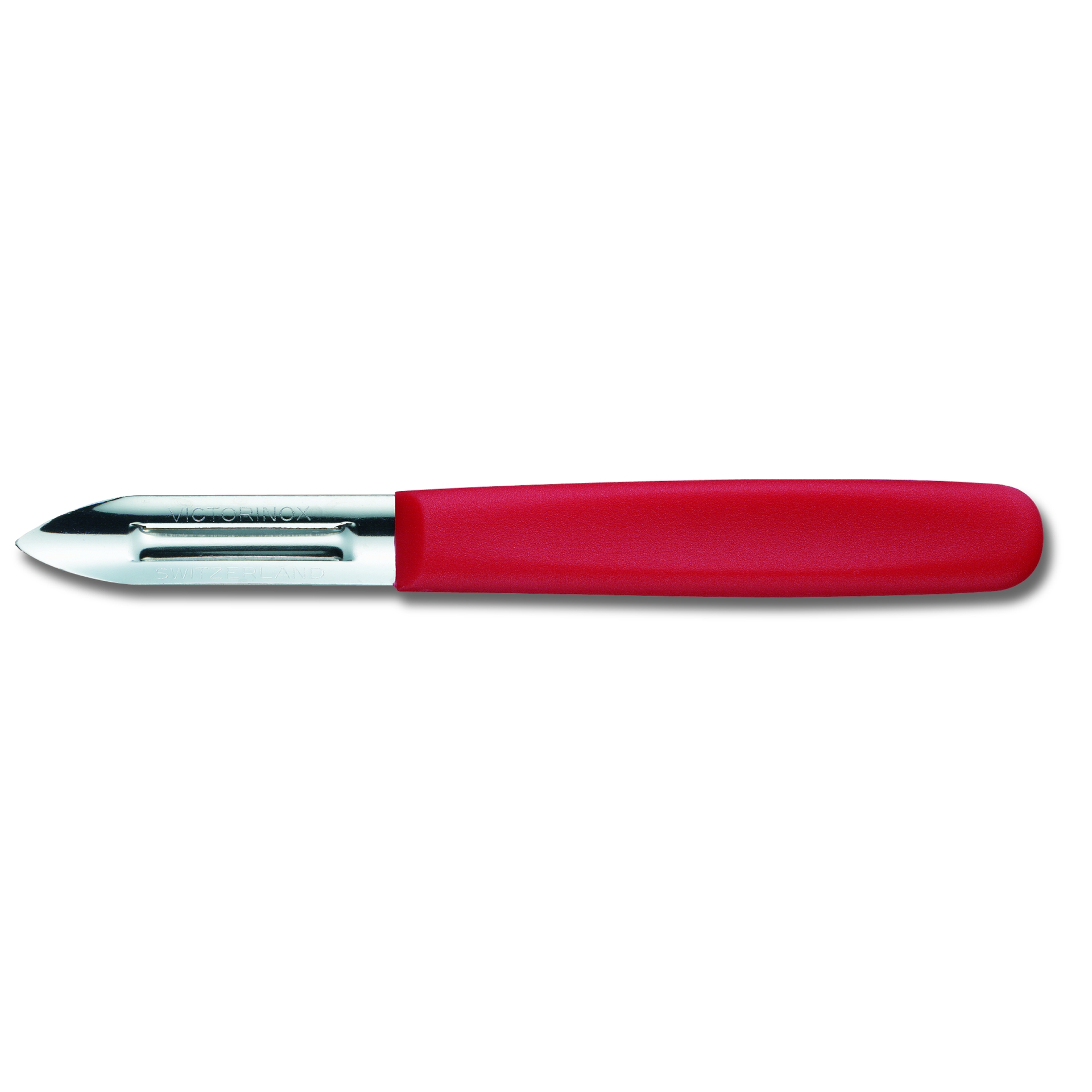 VICTORINOX DOUBLE EDGE POTATO PEELER RED Woodbridge Kitchen Company