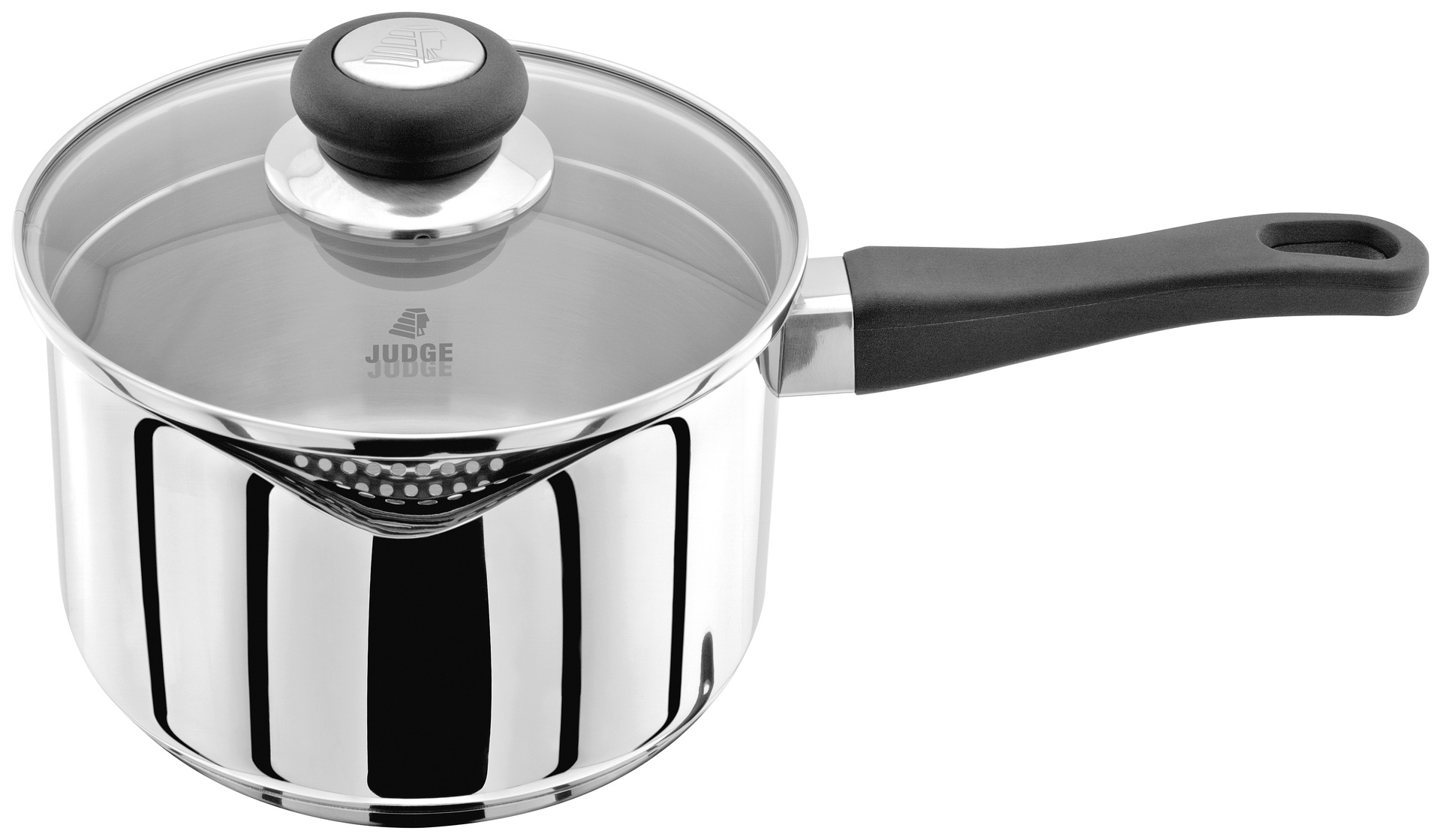 JUDGE VISTA STAINLESS STEEL DRAINING SAUCEPAN 18CM Woodbridge