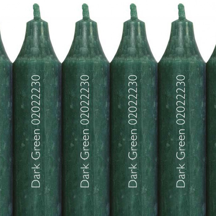 CIDEX NONDRIP 29CM CANDLE DARK GREEN