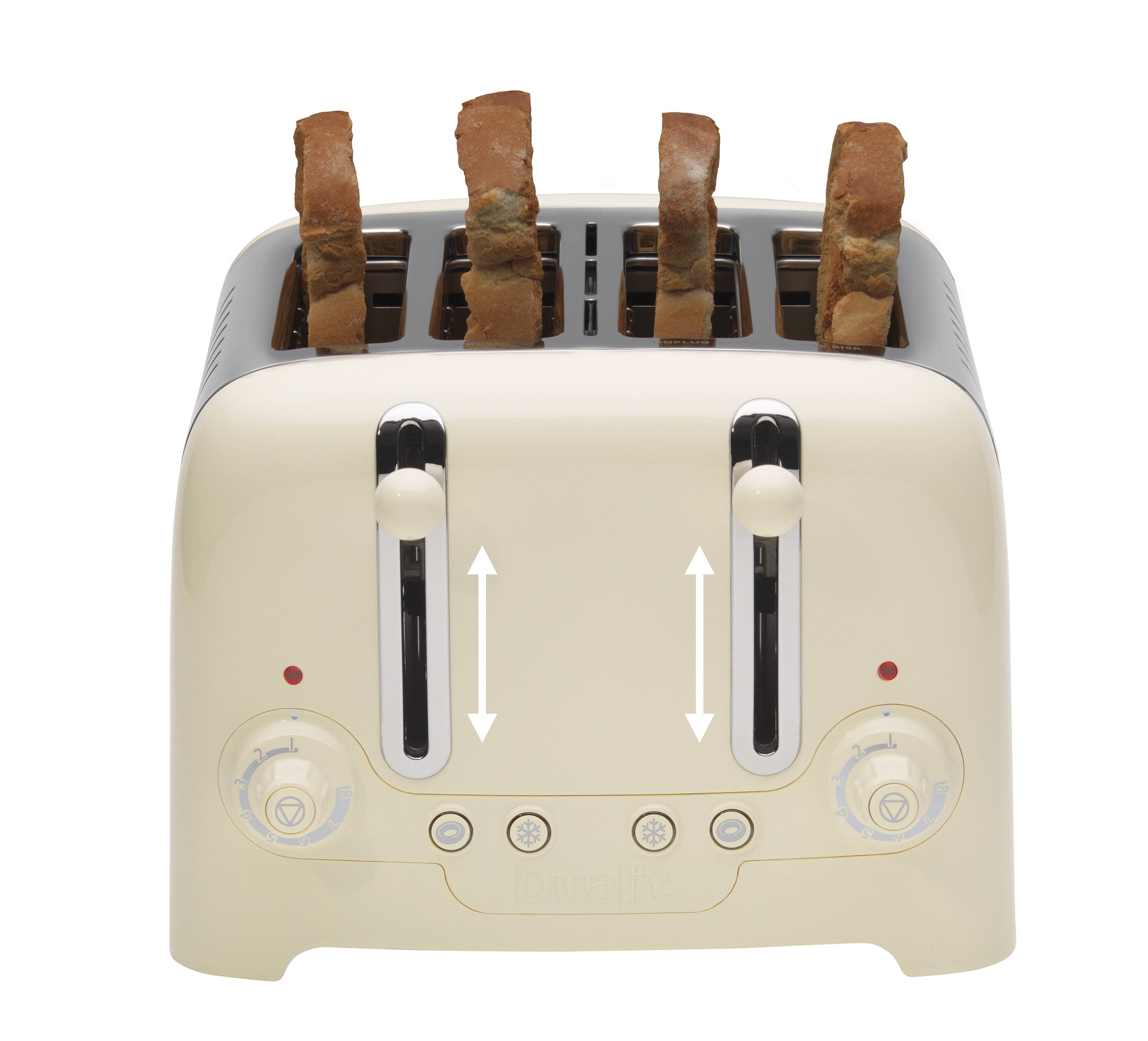 DUALIT LITE 4 SLICE TOASTER CREAM Woodbridge Kitchen Company
