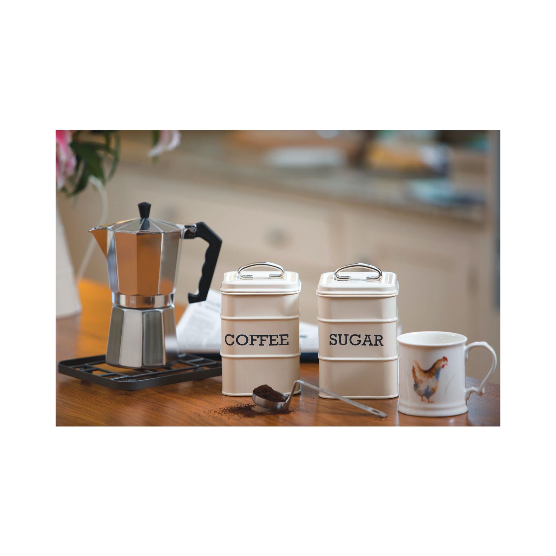 CREAM SUGAR CANISTER 'LIVING NOSTALGIA' Woodbridge Kitchen Company