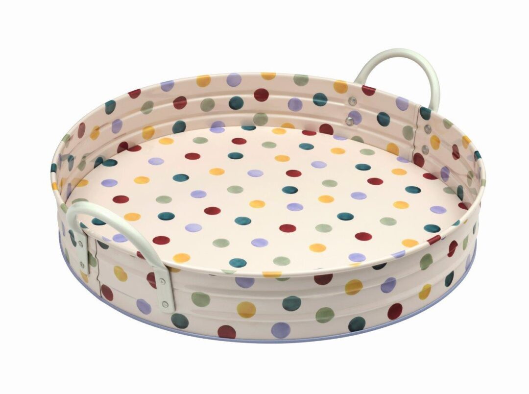 EMMA BRIDGEWATER POLKA DOT LARGE HANDLED TRAY Woodbridge Kitchen Company