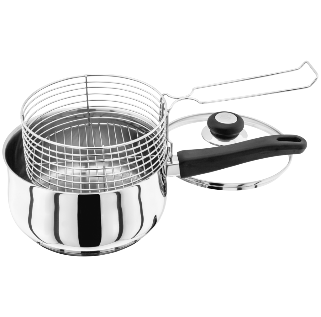 JUDGE VISTA CHIP PAN WITH BASKET 20CM Woodbridge Kitchen Company