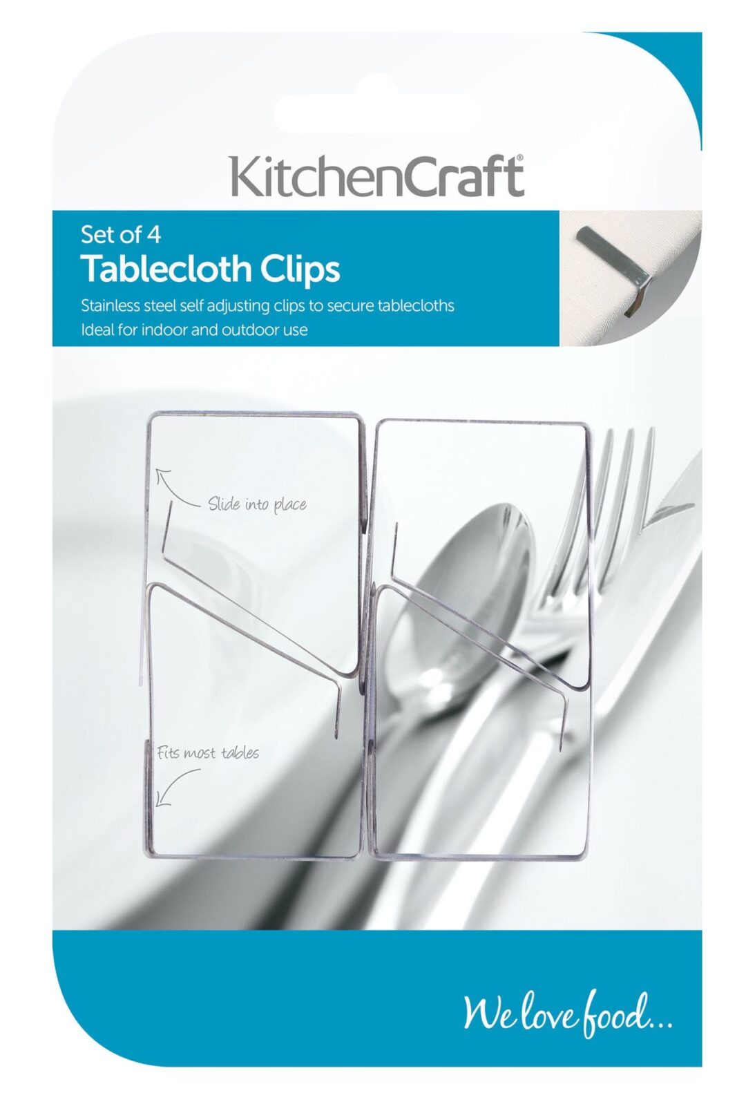 TABLE CLIPS - PACK OF 4 - Woodbridge Kitchen Company