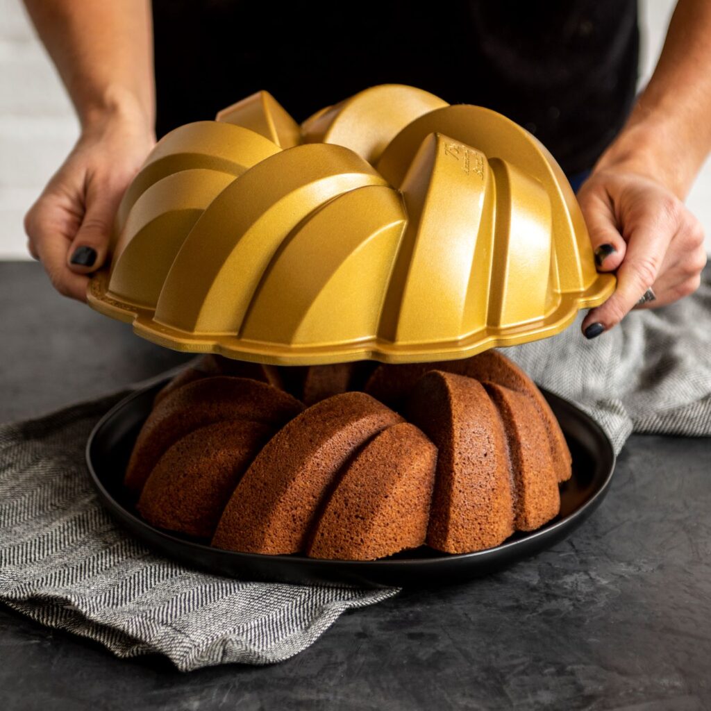 NORDIC WARE BRAIDED BUNDT PAN - GOLD - Woodbridge Kitchen Company