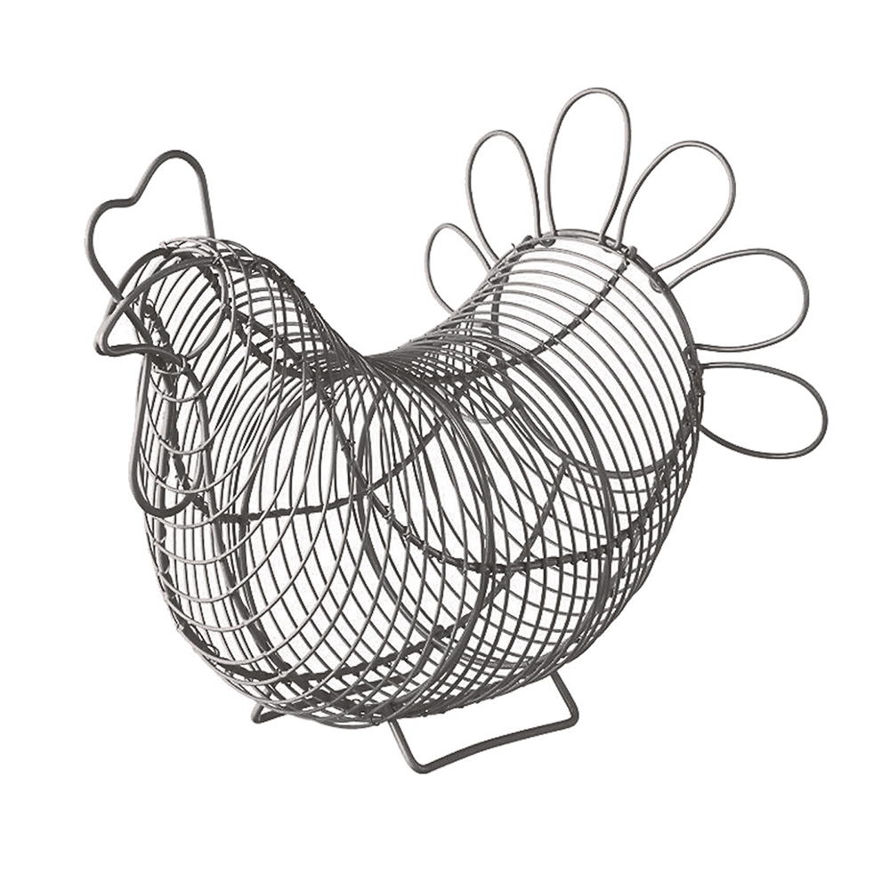 GREY CHICKEN BASKET