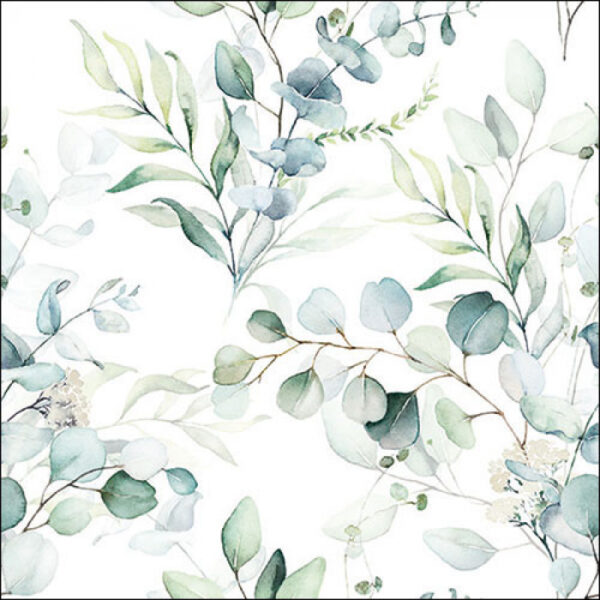 EUCALYPTUS ALL OVER PAPER NAPKINS Woodbridge Kitchen Company