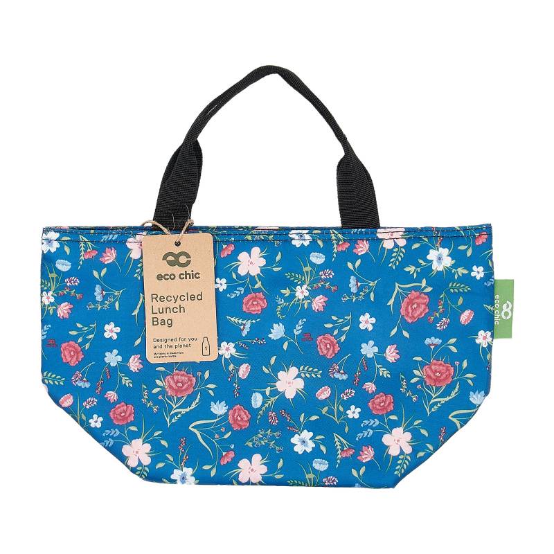 NAVY FLORAL LUNCH BAG