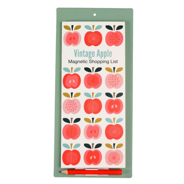 VINTAGE APPLE MAGNETIC SHOPPING LIST - Image 2