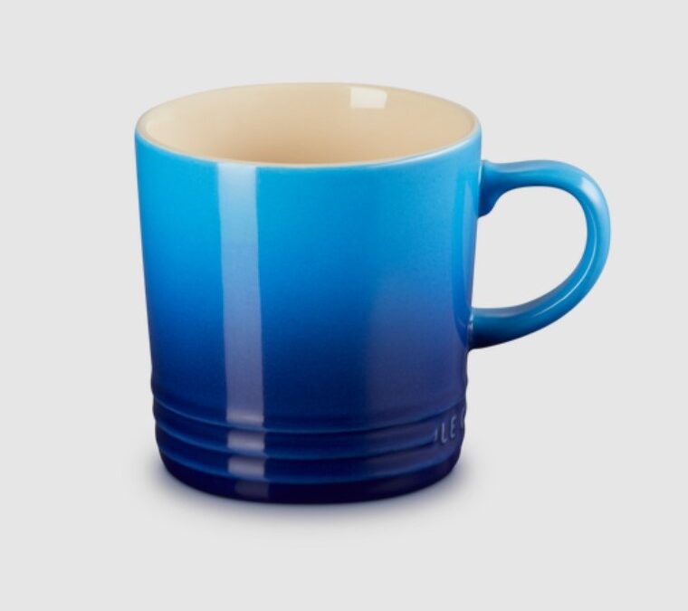 LE CREUSET STONEWARE MUG – AZURE BLUE