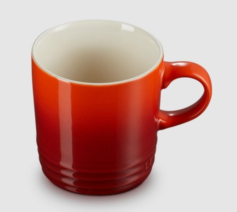LE CREUSET STONEWARE MUG – CERISE