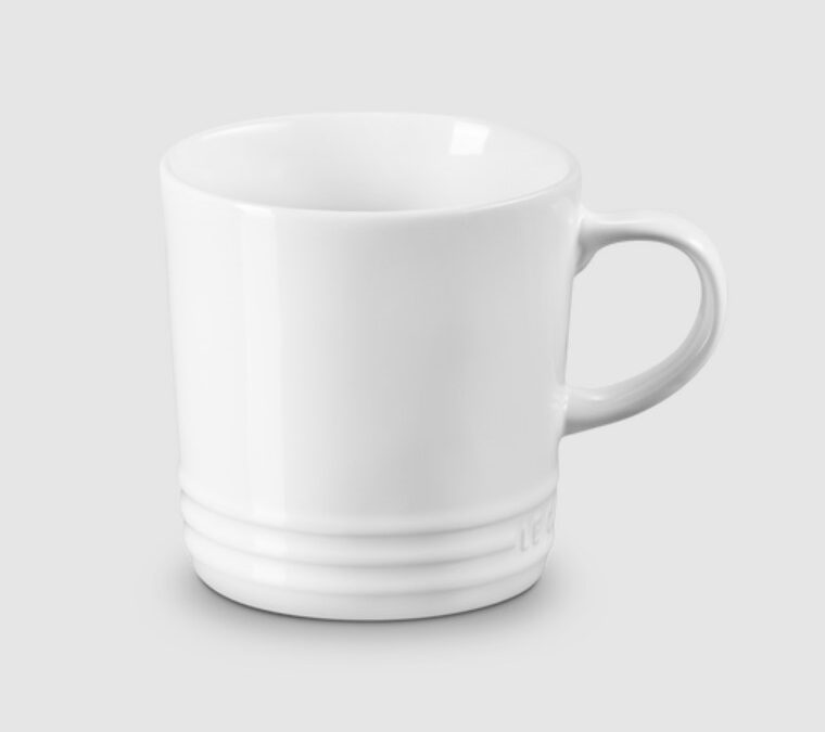 LE CREUSET STONEWARE MUG – WHITE