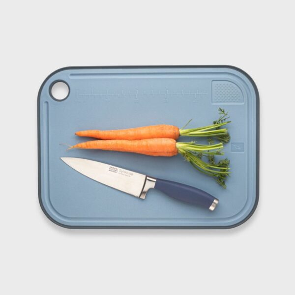 LARGE NON SLIP CUTTING BOARD - CADET GREY