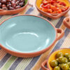 Dexam Sintra – Piatto Grande In Terracotta Per Tapas – Blu Uovo D'Anatra, Smaltato A Mano - 2