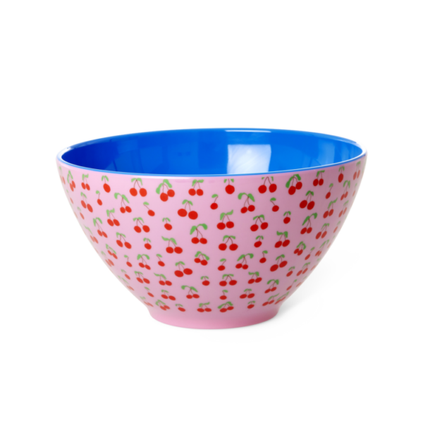 RICE MELAMINE SALAD BOWL - CHERRY LOVE - Image 2