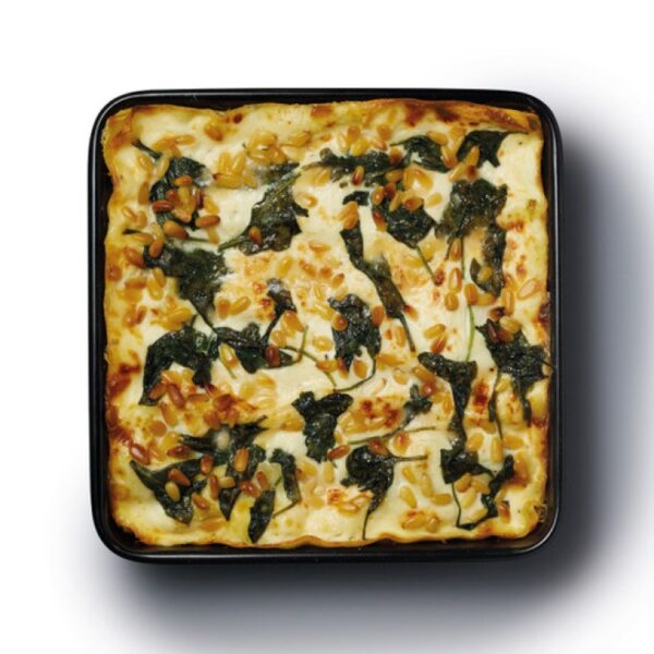 VITREOUS ENAMEL SQUARE  PAN 23CM X 23CM X 4CM