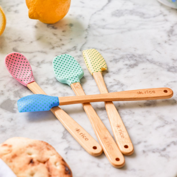MINI SILICONE SCRAPERS 'TRUE COLOURS' - SET OF 4