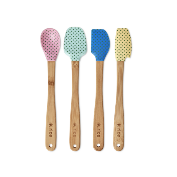 MINI SILICONE SCRAPERS 'TRUE COLOURS' - SET OF 4 - Image 2