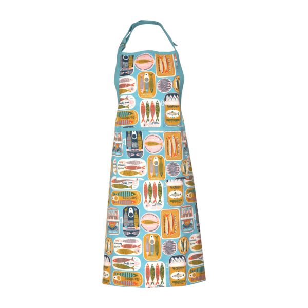 SARDINES BLUE COTTON APRON