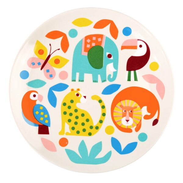 WILD WONDERS MELAMINE PLATE