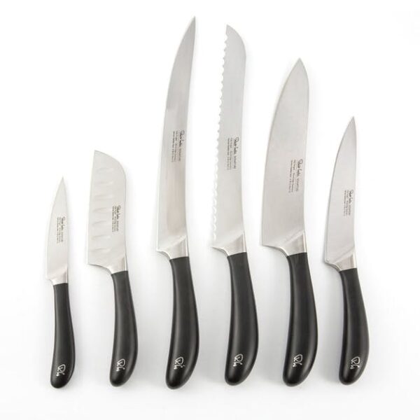 ROBERT WELCH SIGNATURE BOOK OAK KNIFE BLOCK - 7 PIECE - Image 4