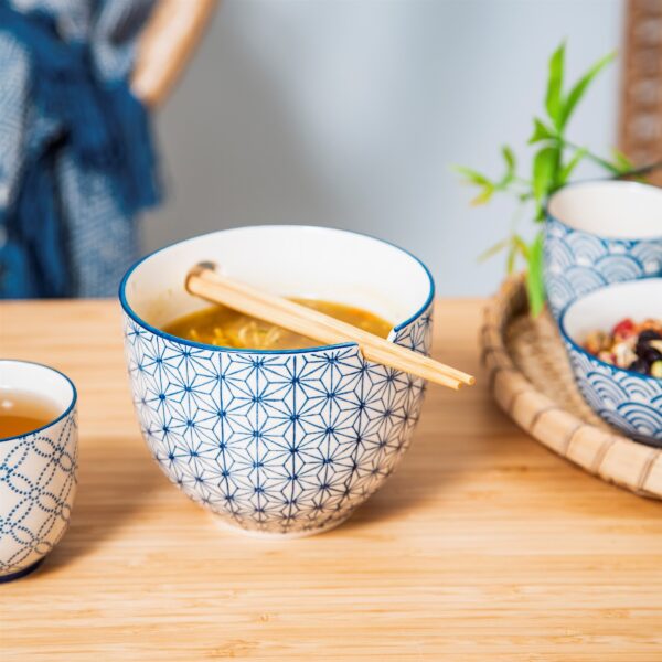 SASHIKO PATTERN NOODLE BOWL - Image 2