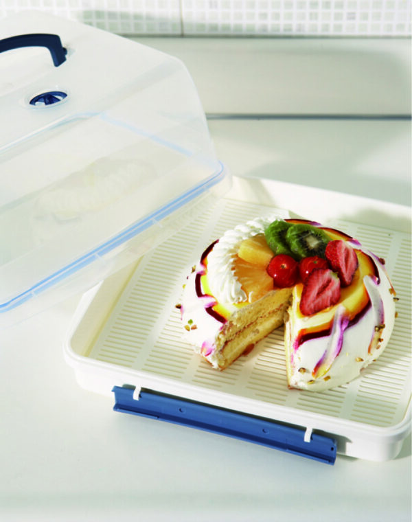 LOCKNLOCK SQUARE AIRTIGHT CAKE CARRIER -  12 LITRE - Image 2