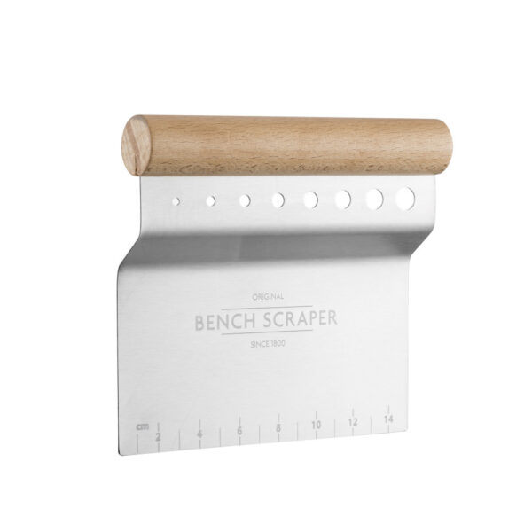 STAINLESS STEEL DOUGH SCRAPER AND CUTTER