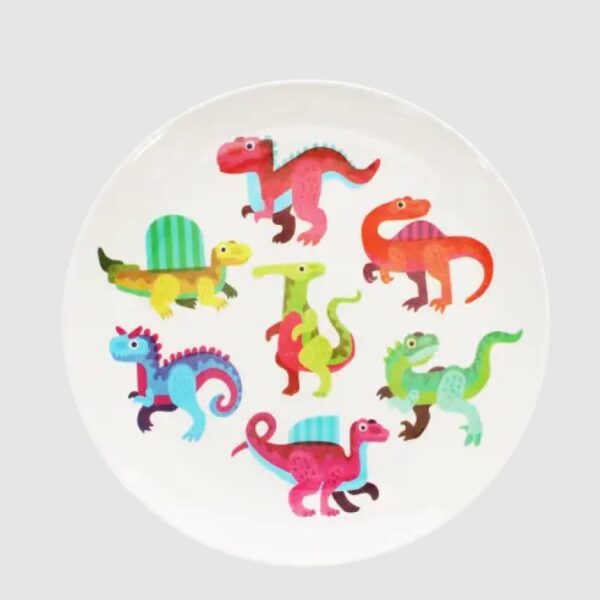 BABY DINOS MELAMINE PLATE