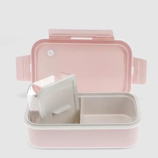 DOUBLE WALLED LUNCH BOX -PINK - Image 2