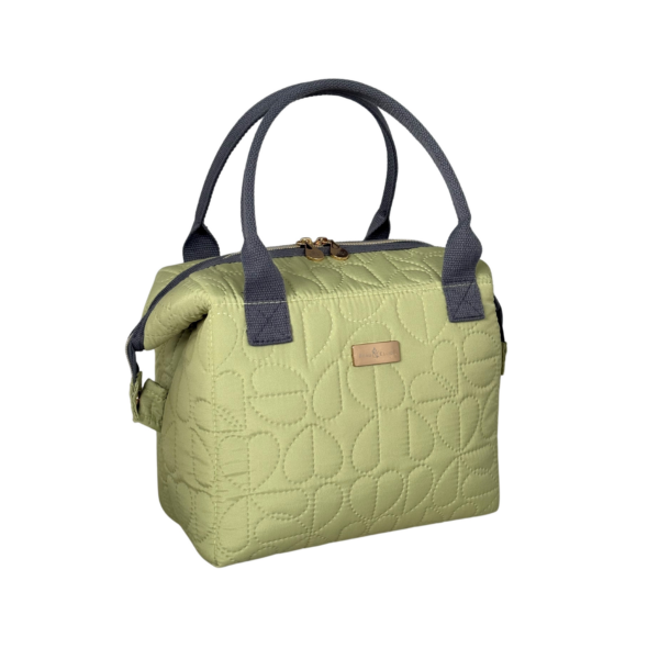 OXFORD QUILTED CONVERTIBLE LUNCH BAG - PISTACHIO - Image 3