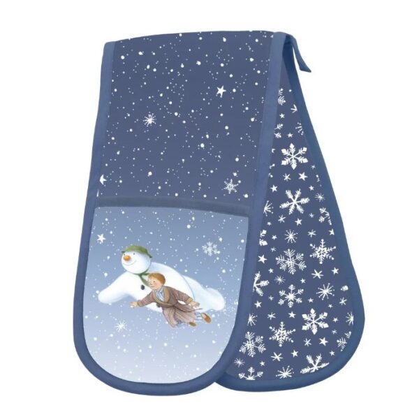 THE SNOWMAN DOUBLE OVEN GLOVE