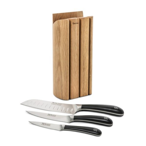 ROBERT WELCH SIGNATURE BOOK OAK KNIFE BLOCK - 4 PIECE - Image 2