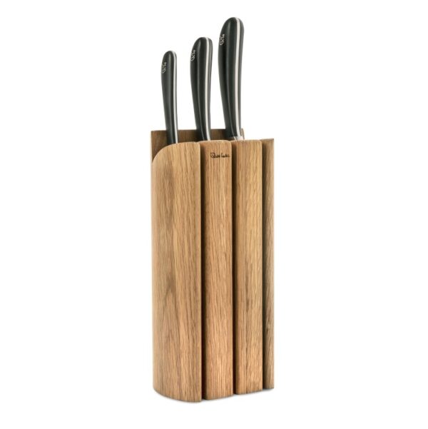 ROBERT WELCH SIGNATURE BOOK OAK KNIFE BLOCK - 4 PIECE - Image 4