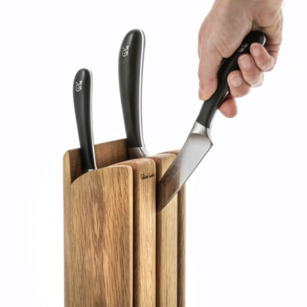 ROBERT WELCH SIGNATURE BOOK OAK KNIFE BLOCK - 4 PIECE - Image 3