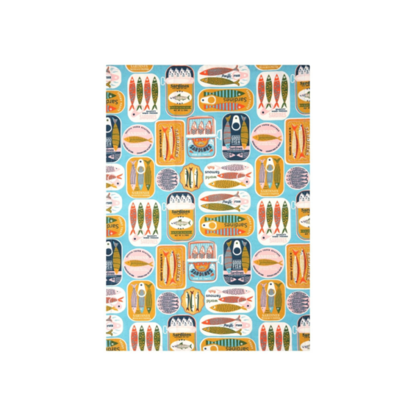 BLUE SARDINES TEA TOWELS - SET OF 2 - Image 3