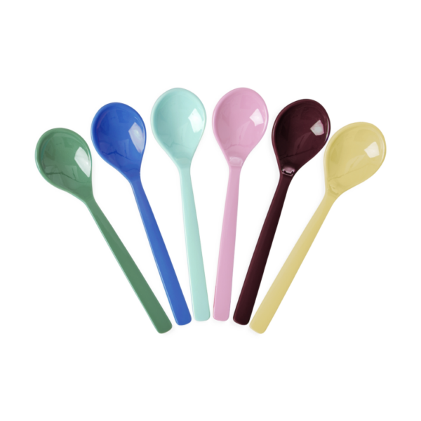 MELAMINE TEASPOONS - 'SHOW YOUR TRUE COLOURS' - SET OF 6 - Image 2