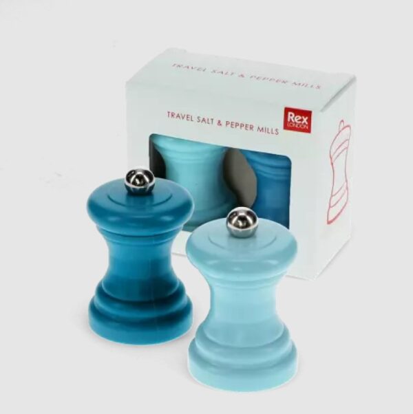 TRAVEL SALT AND PEPPER MILLS - BLUE - Image 2