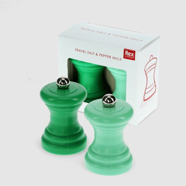 TRAVEL SALT AND PEPPER MILLS - GREEN - Image 2