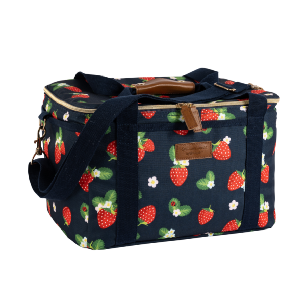 STRAWBERRIES & CREAM NAVY FAMILY COOL BAG - Image 2