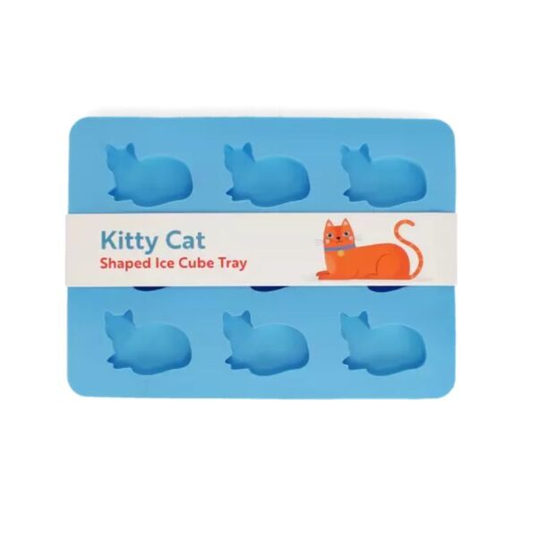 SILICONE ICE CUBE TRAY - KITTY CAT