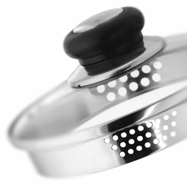 JUDGE VISTA STAINLESS STEEL DRAINING SAUCEPAN - 14CM - Image 2